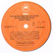 LP - Ricky King - Die 20 Schönsten Welthits Im Gitarrensound - orange labels