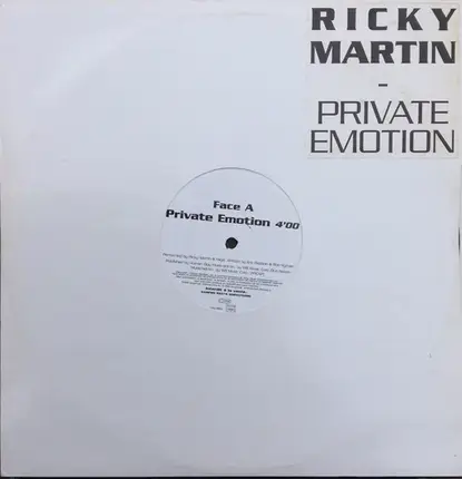 Ricky Martin - Private Emotion