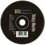 CD Single - Ricky Martin - Maria (Remixes) - Cardboard Sleeve