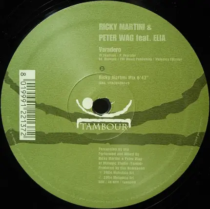 Ricky Martini & Peter Wag Feat. Elia - Varadero
