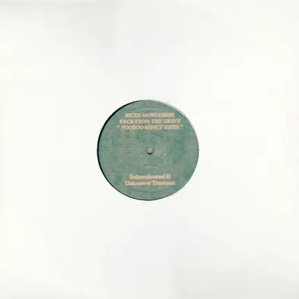 Ricky Montanari - Back From The Grave EP