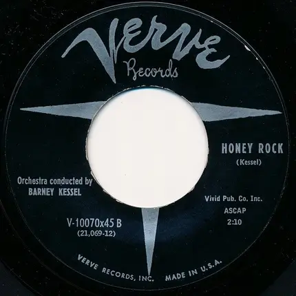 Ricky Nelson / Barney Kessel - You're My One And Only Love / Honey Rock