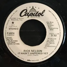 Rick Nelson - It Hasn't Happened Yet