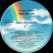 LP - Ricky Nelson - Golden Greats