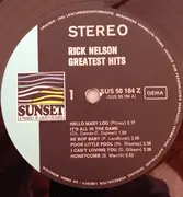 LP - Ricky Nelson - Greatest Hits