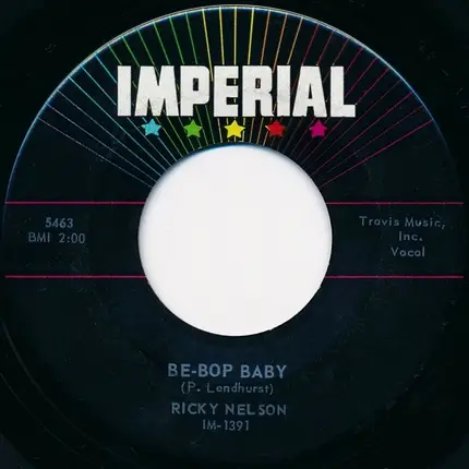 Ricky Nelson - Be-Bop Baby