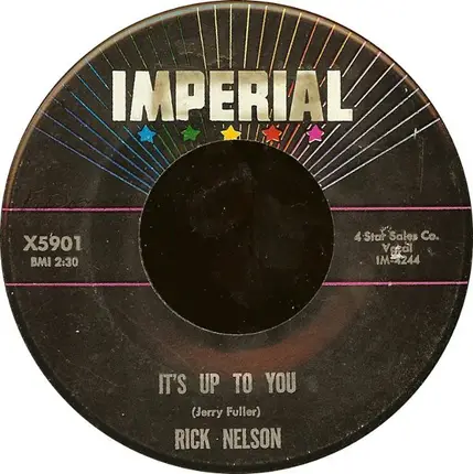 Ricky Nelson - It's Up To You