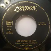 7inch Vinyl Single - Ricky Nelson - Old Enough To Love / If You Can't Rock Me