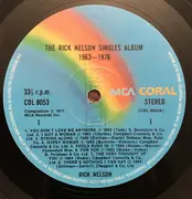 LP - Ricky Nelson - Singles Album  1963 - 1976