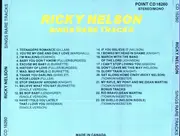 CD - Ricky Nelson - Sings Rare Tracks