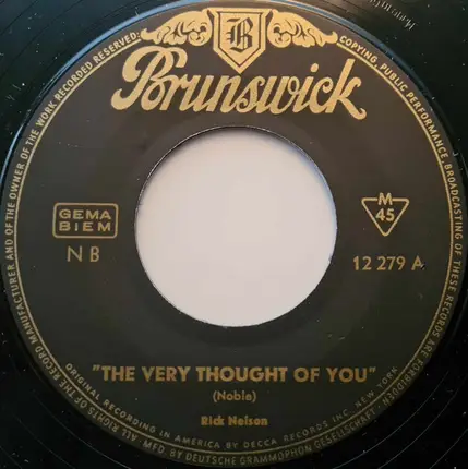 Ricky Nelson - The Very Thought Of You