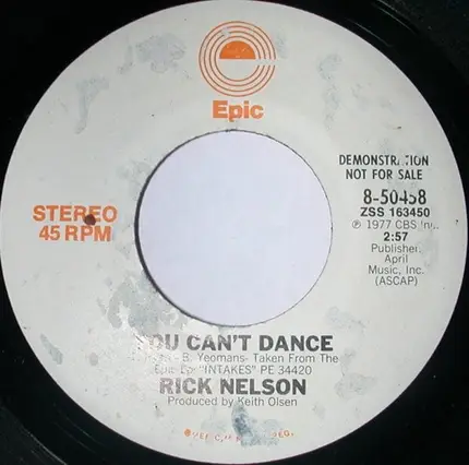 Ricky Nelson - You Can't Dance