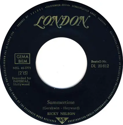 Ricky Nelson - Young World