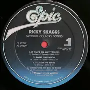 LP - Ricky Skaggs - Favorite Country Songs