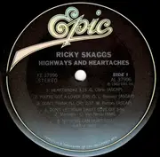 LP - Ricky Skaggs - Highways & Heartaches - Terre Haute Pressing