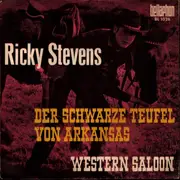 7inch Vinyl Single - Ricky Stevens - Der Scwarze Teufel von Arkansas