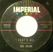 Ricky Nelson - That's All