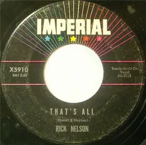 Rick Nelson - That's All