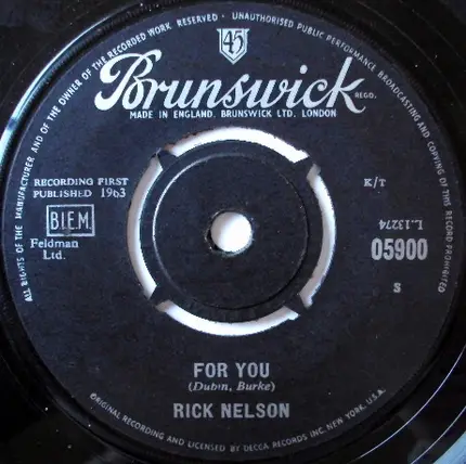 Ricky Nelson - That's All She Wrote