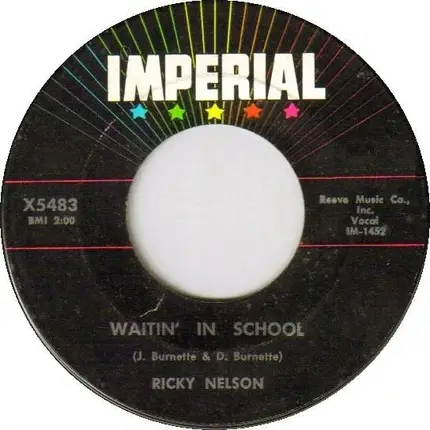 Ricky Nelson - Stood Up / Waitin' In School