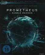 Blu Ray-Box - Ridley Scott / Noomi Rapace / Michael Fassbender a.o. - Prometheus - Dunkle Zeichen (Blu-ray 3D + Blu-ray + DVD + Digital Copy) - 3D Blu-ray + 2 Standard Blu-rays + DVD