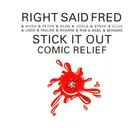 CD Single - Right Said Fred & Hugh Laurie & Peter Cook & Alan 'Fluff' Freeman & Jools Holland & Steve Coogan & - Stick It Out