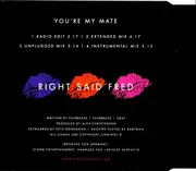 CD Single - Right Said Fred - You're My Mate