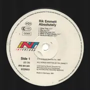 LP - Rik Emmett - Absolutely - Original German 1st press