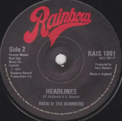 Rikki & The Numbers - The Heartbreak Kid