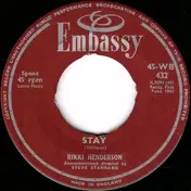 Rikki Henderson - Stay / Are You Lonesome Tonight?