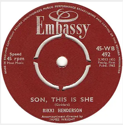 Rikki Henderson - Let's Twist Again / Son, This Is She