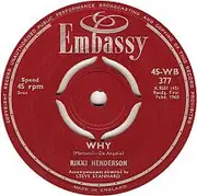 7inch Vinyl Single - Rikki Henderson - Starry Eyed / Why
