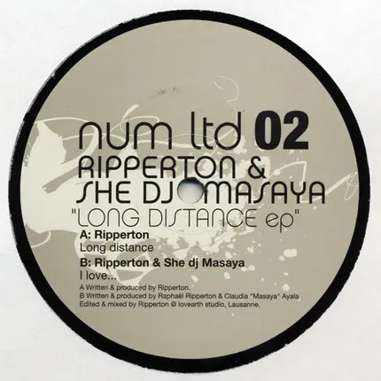 Ripperton, Masaya - Long Distance EP