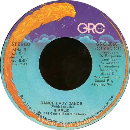 Ripple - This Ain't No Time To Be Giving Up / Dance Lady Dance