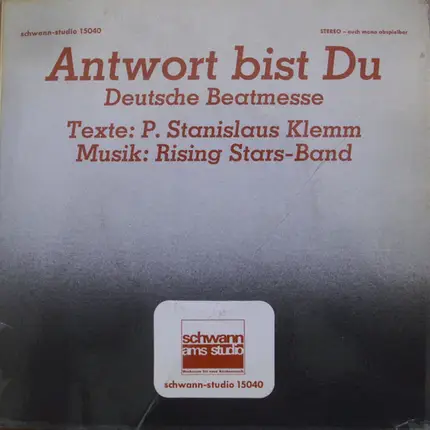 Rising Stars , Stanislaus Klemm - Antwort Bist Du - Deutsche Beatmesse