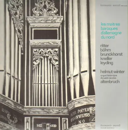 Ritter, Böhm, Brunckhorst etc. / Helmut Winter, Orgue Historique de Saint Nicolas Altenbruch - Les Maîtres Baroques D'Allemagne Du Nord