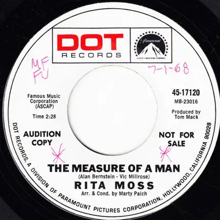 Rita Moss - Just A Dream Ago