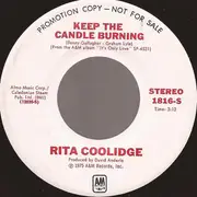 7inch Vinyl Single - Rita Coolidge - Keep The Candle Burning