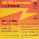 7inch Vinyl Single - Rita Coolidge - We're All Alone