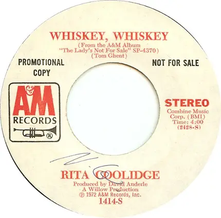 Rita Coolidge - Whiskey, Whiskey