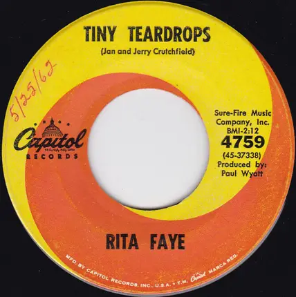 Rita Faye Wilson - Tiny Teardrops