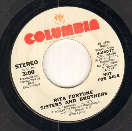 Rita Fortune - Sisters And Brothers
