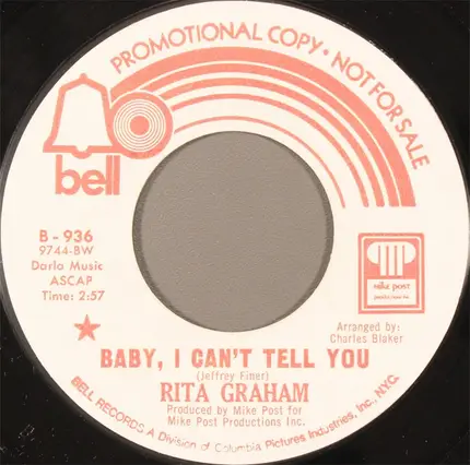 Rita Graham - Baby, I Can't Tell You