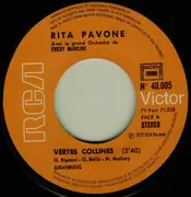 7inch Vinyl Single - Rita Pavone - Vertes Collines / Riez Madame...Riez Monsieur...