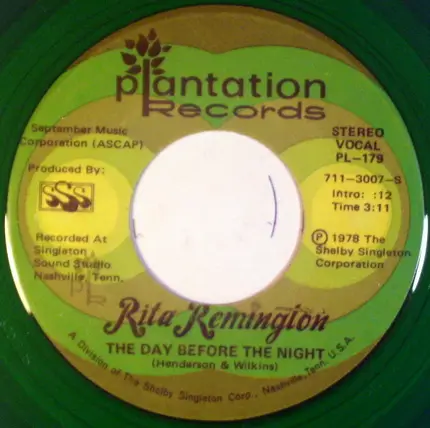 Rita Remington - The Day Before the Night