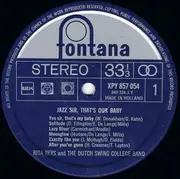 LP - Rita Reys And The Dutch Swing College Band - Jazz Sir, That's Our Baby