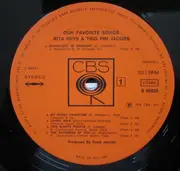 LP - Rita Reys & The Pim Jacobs Trio - Our Favorite Songs