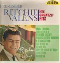 LP - Ritchie Valens - I Remember His Greatest Hits