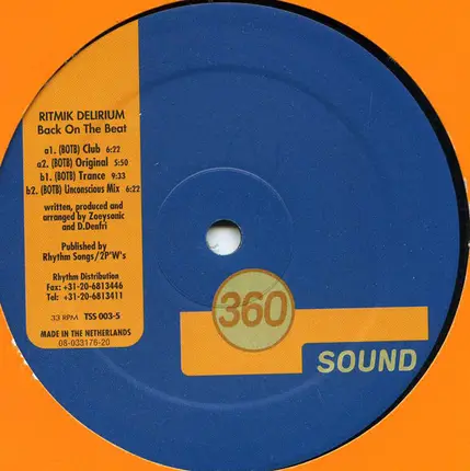 Ritmik Delirium - Back On The Beat