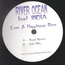 12inch Vinyl Single - River Ocean Feat India - Love & Happiness Rmx